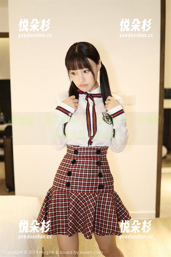 美媛馆 - 田芯娜Angel的壁纸梦，学姐的清新气息撩动心弦